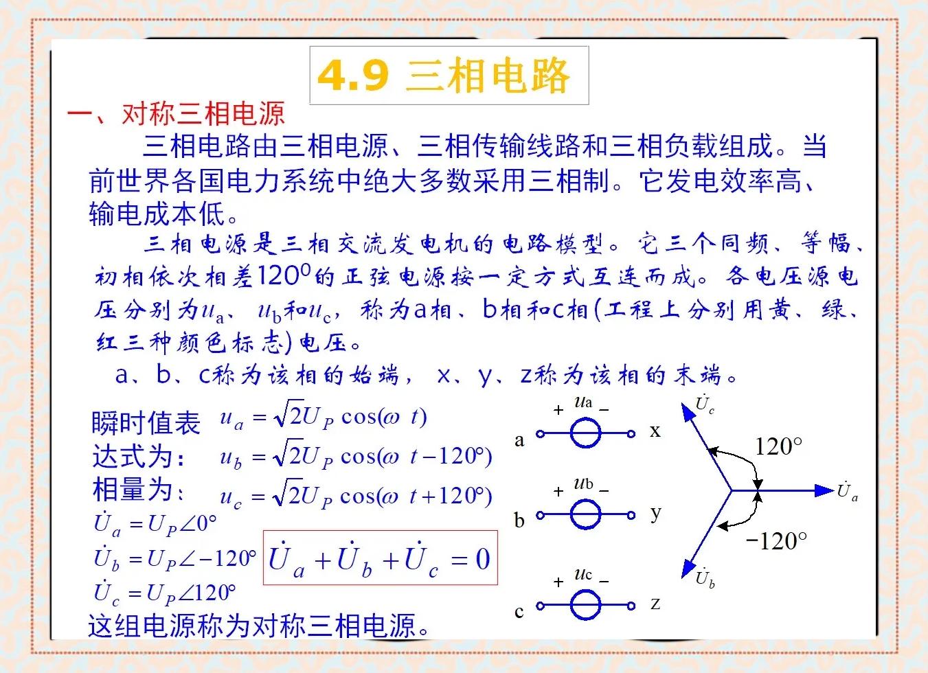 三相交流电三相之间的关系是什么